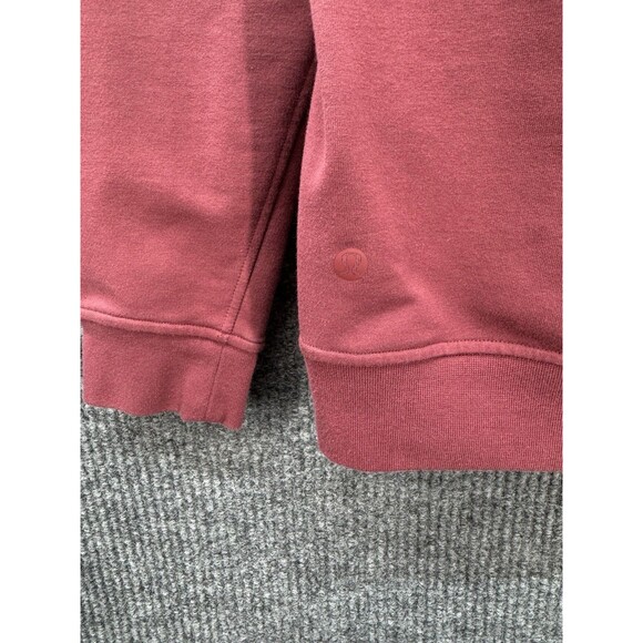 Lululemon City Sweat Pullover Hoodie Mens Small Mulled Wine Red Burgundy M3AUPS - Picture 6 of 10